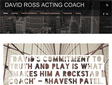 Tablet Screenshot of davidrosscoach.com